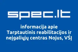 Tarptautinis reabilitacijos ir neįgaliųjų centras Nojus, VŠĮ iliustracija