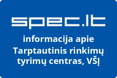 Tarptautinis rinkimų tyrimų centras, VŠĮ