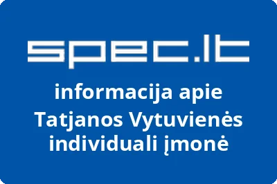 Tatjanos Vytuvienės individuali įmonė