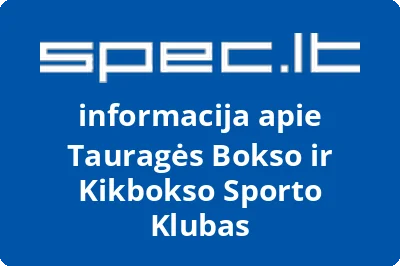 Tauragės dvikovinių sporto šakų klubas SC KOVA