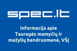 Tauragės mamyčių ir mažylių bendruomenė, VŠĮ | spec.lt