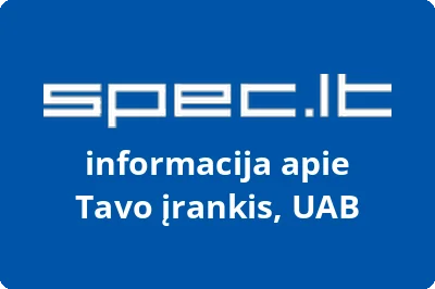 Tavo įrankis, UAB | spec.lt