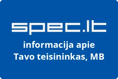 Tavo teisininkas, MB