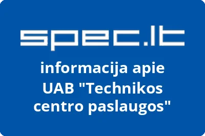 Technikos centro paslaugos, UAB