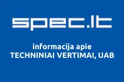 TECHNINIAI VERTIMAI, UAB iliustracija