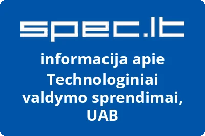 Technologiniai valdymo sprendimai, UAB