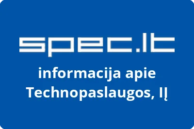 Technopaslaugos, IĮ | spec.lt