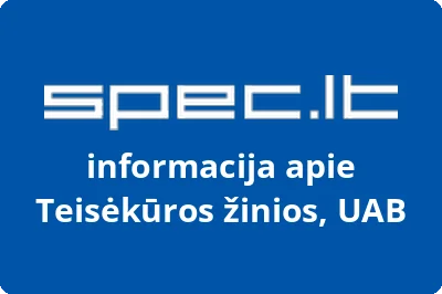 Teisėkūros žinios, UAB