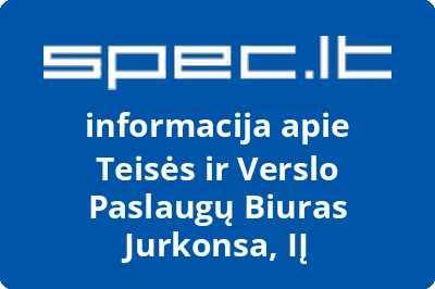 Teisės ir Verslo Paslaugų Biuras Jurkonsa, IĮ