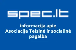 Asociacija Teisinė ir socialinė pagalba | spec.lt