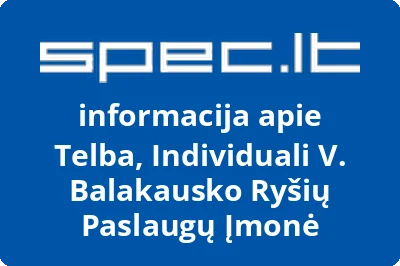 Telba, Individuali V. Balakausko Ryšių Paslaugų Įmonė