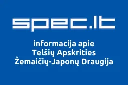 Telšių Apskrities Žemaičių-Japonų Draugija | spec.lt