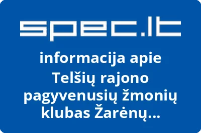 Telšių rajono pagyvenusių žmonių klubas Žarėnų senjorai