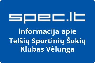 Telšių sportinių šokių klubas Vėlunga