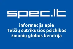 Telšių sutrikusios psichikos žmonių globos bendrija | spec.lt