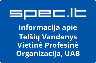 Telšių Vandenys Vietinė Profesinė Organizacija, UAB