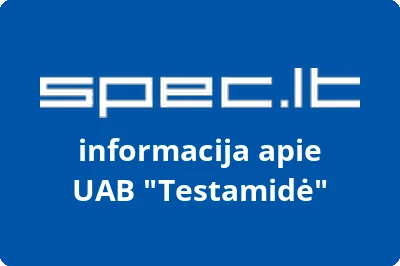 Testamidė, UAB | spec.lt