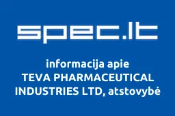 TEVA PHARMACEUTICAL INDUSTRIES LTD, atstovybė
