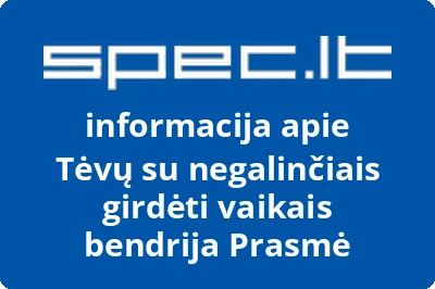 Tėvų su negalinčiais girdėti vaikais bendrija Prasmė