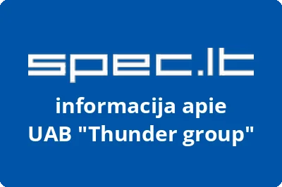 Thunder group, UAB | spec.lt