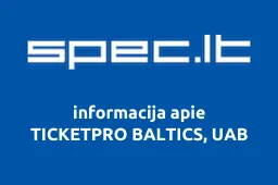 TICKETPRO BALTICS, UAB