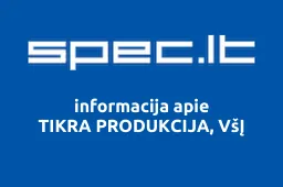 TIKRA PRODUKCIJA, VšĮ | spec.lt