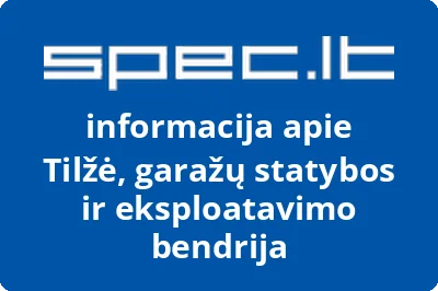 Tilžė, garažų statybos ir eksploatavimo bendrija