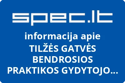 Tilžės g. bendrosios praktikos gydytojo kabinetas, UAB