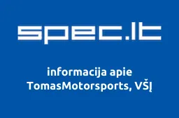 TomasMotorsports, VŠĮ | spec.lt