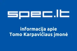 Tomo Karpavičiaus įmonė | spec.lt