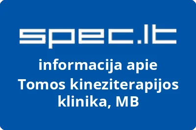 Tomos kineziterapijos klinika, MB | spec.lt