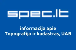 Topografija ir kadastras, UAB | spec.lt