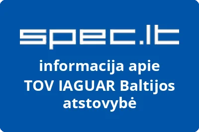 TOV IAGUAR Baltijos atstovybė | spec.lt