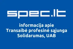 Transaibė profesinė sąjunga Solidarumas, UAB | spec.lt