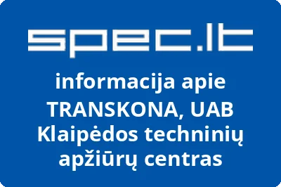 TRANSKONA, UAB Klaipėdos techninių apžiūrų centras