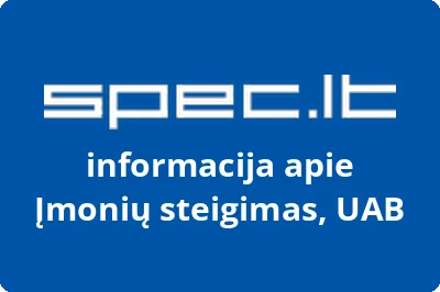 Įmonių steigimas, UAB | spec.lt