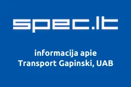 Transport Gapinski, UAB | spec.lt