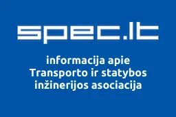 Transporto ir statybos inžinerijos asociacija iliustracija