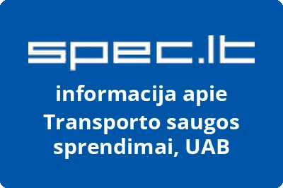 Transporto saugos sprendimai, UAB | spec.lt
