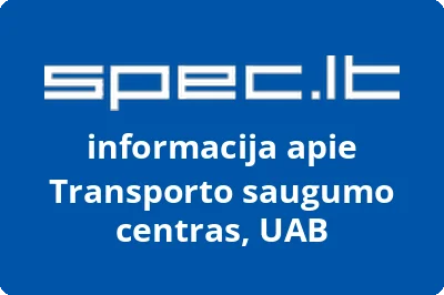 Transporto saugumo centras, UAB | spec.lt