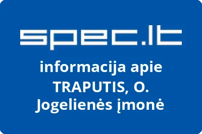 TRAPUTIS, O. Jogelienės įmonė