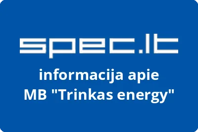 Trinkas energy, MB | spec.lt