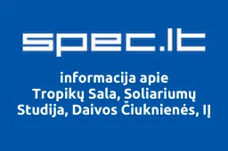 Tropikų Sala, Soliariumų Studija, Daivos Čiuknienės, IĮ | spec.lt