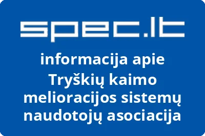 Tryškių kaimo melioracijos sistemų naudotojų asociacija
