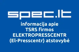 TSRS firmos ELEKTROPRESSCENTR (El-Presscentr) atstovybė | spec.lt