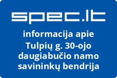 Tulpių g. 30-ojo daugiabučio namo savininkų bendrija