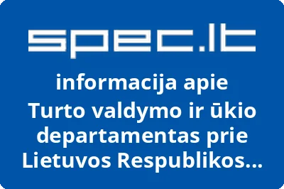 Turto valdymo ir ūkio departamentas prie Lietuvos Respublikos vidaus reikalų ministerijos