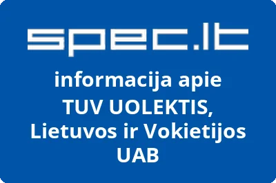 Bendra Lietuvos Vokietijos įmonė uždaroji akcinė bendrovė TUV UOLEKTIS