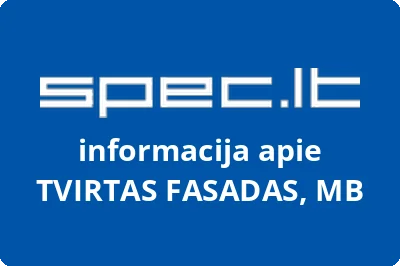 TVIRTAS FASADAS, MB | spec.lt