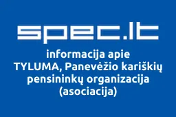 TYLUMA, Panevėžio kariškių pensininkų organizacija (asociacija) iliustracija